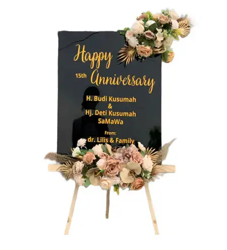 Papan Bunga Akrilik Penyaringan