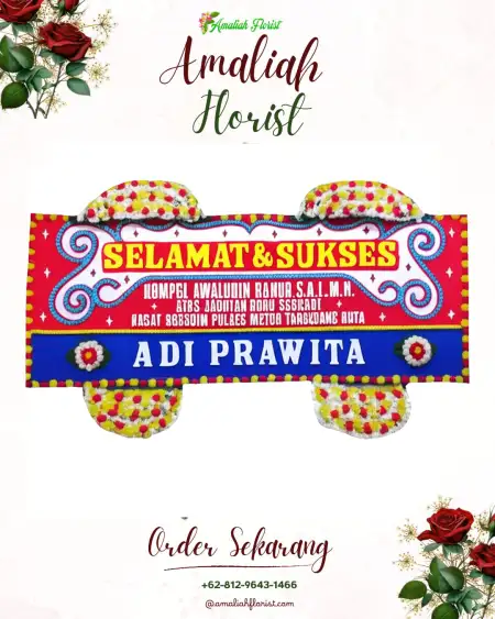 Papan Bunga Ucapan Selamat Penyaringan
